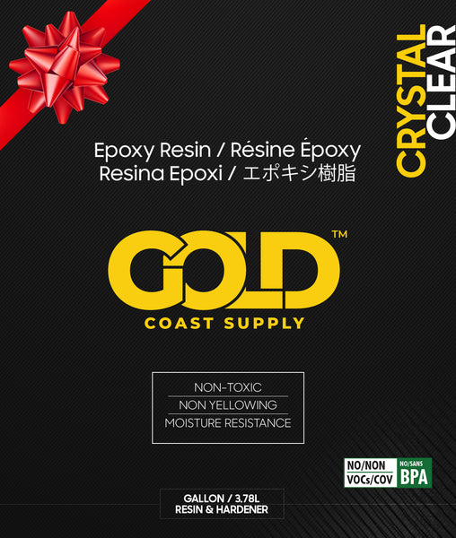 Gold Coast Supply 1 gal  Epoxy Resin Crystal Clear for Art Making Non –  GOLD COAST SUPPLY