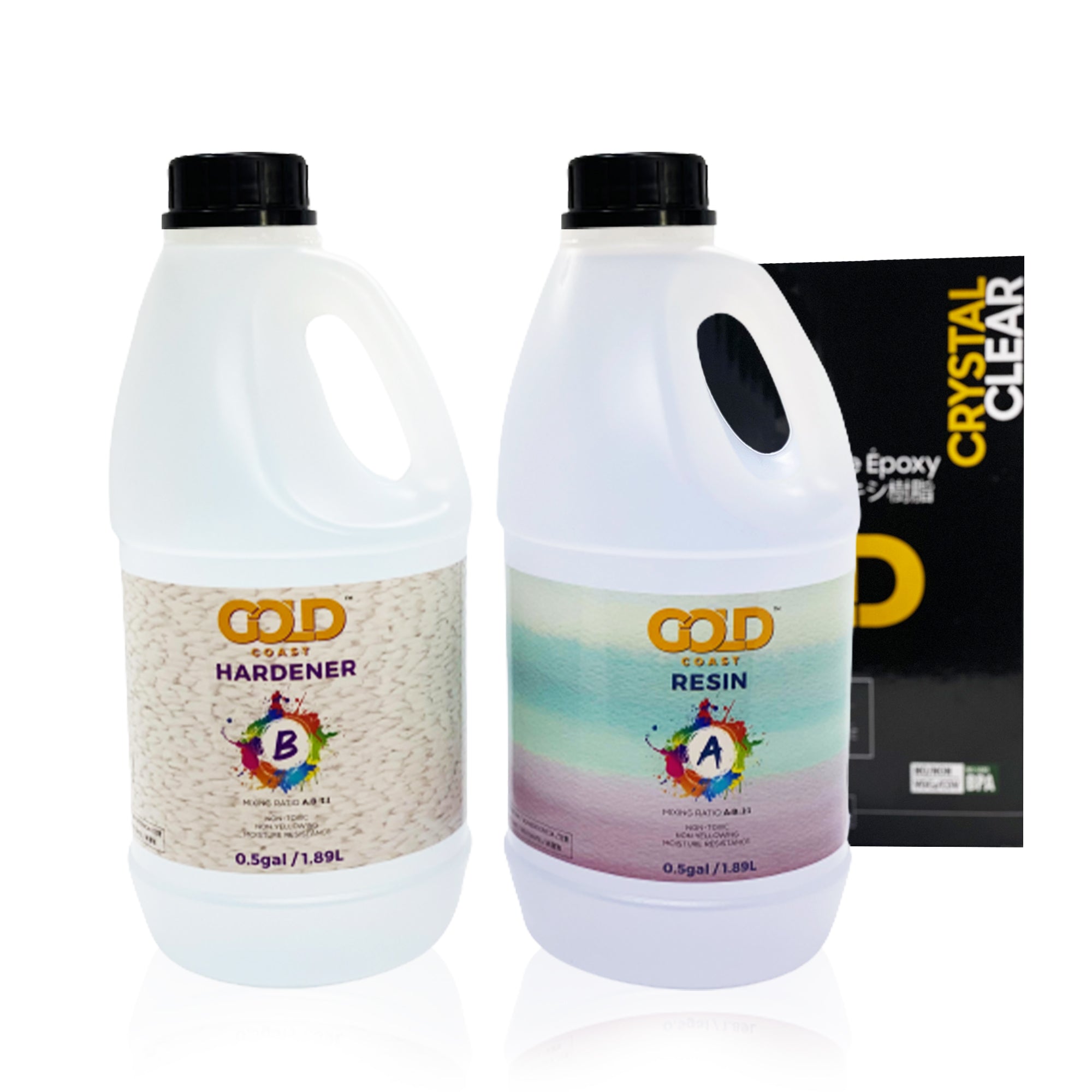 Gold Coast Supply 1 gal  Epoxy Resin Crystal Clear for Art Making Non –  GOLD COAST SUPPLY
